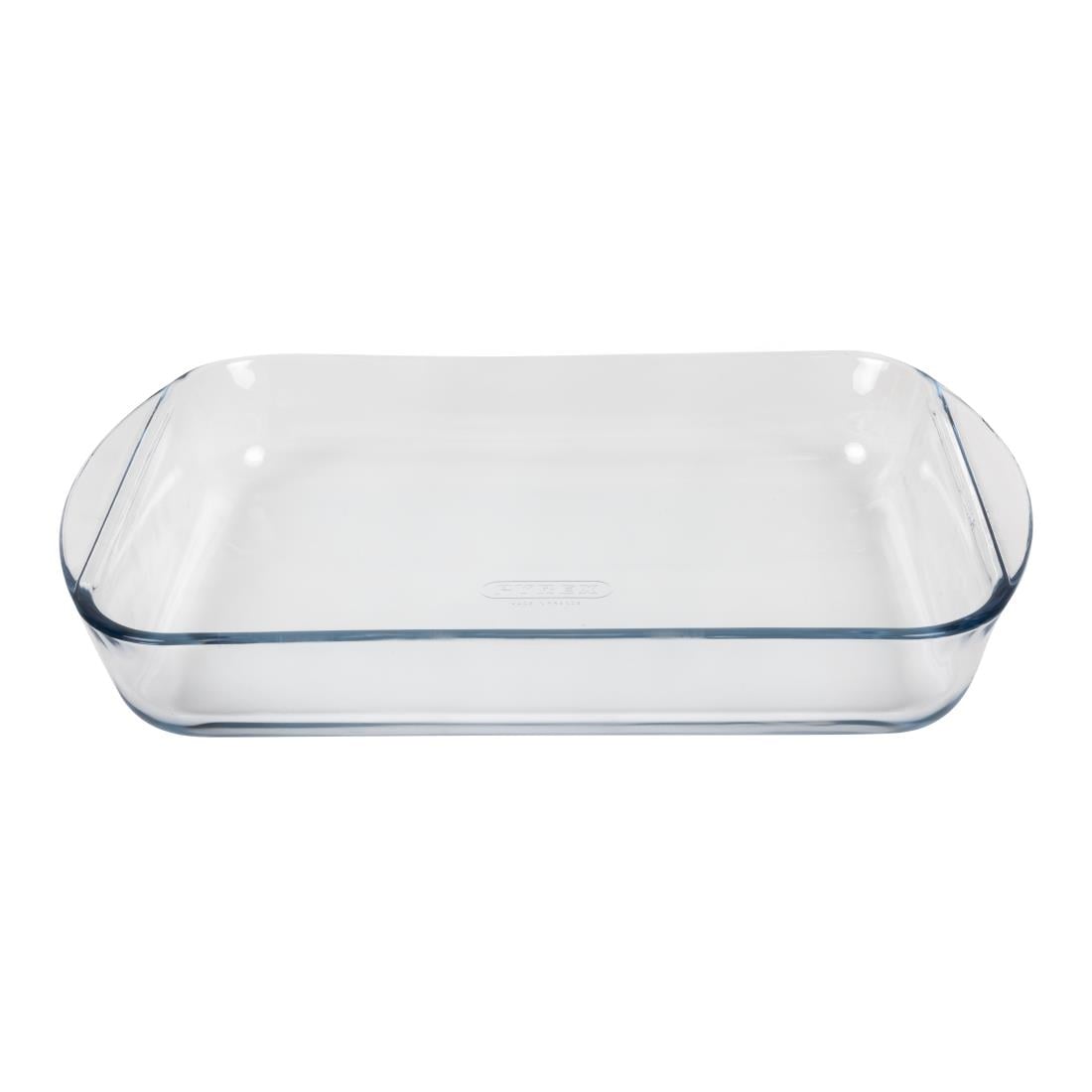 Plat à four rectangulaire en verre Pyrex 350mm — GD030