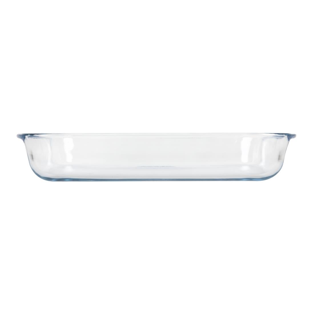 Plat à four rectangulaire en verre Pyrex 350mm — GD030