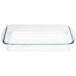 Plat à four rectangulaire en verre Pyrex 350mm — GD030