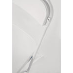 Chaises pliantes Bolero blanches (lot de 10) — GD387