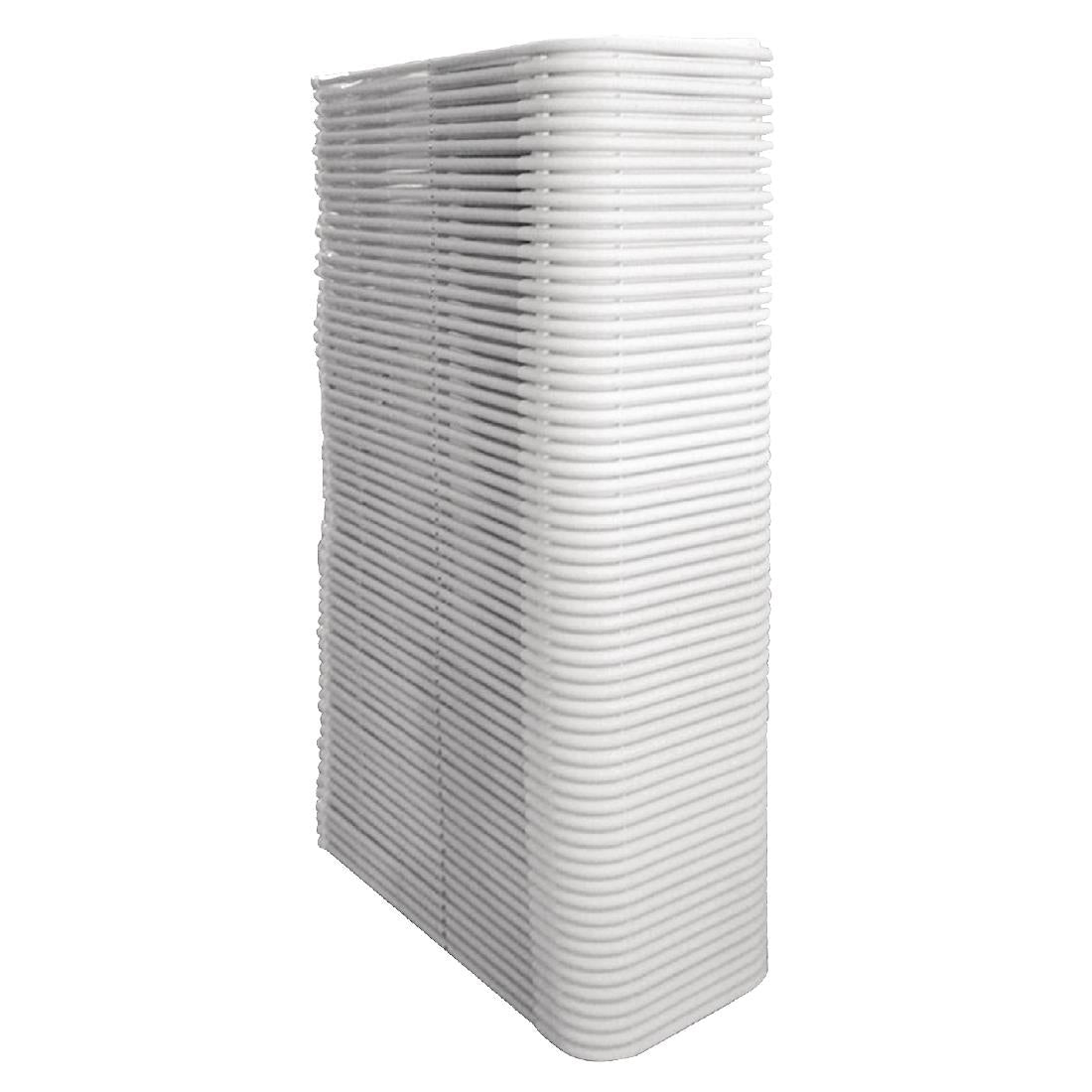 Chaises pliantes Bolero blanches (lot de 10) — GD387