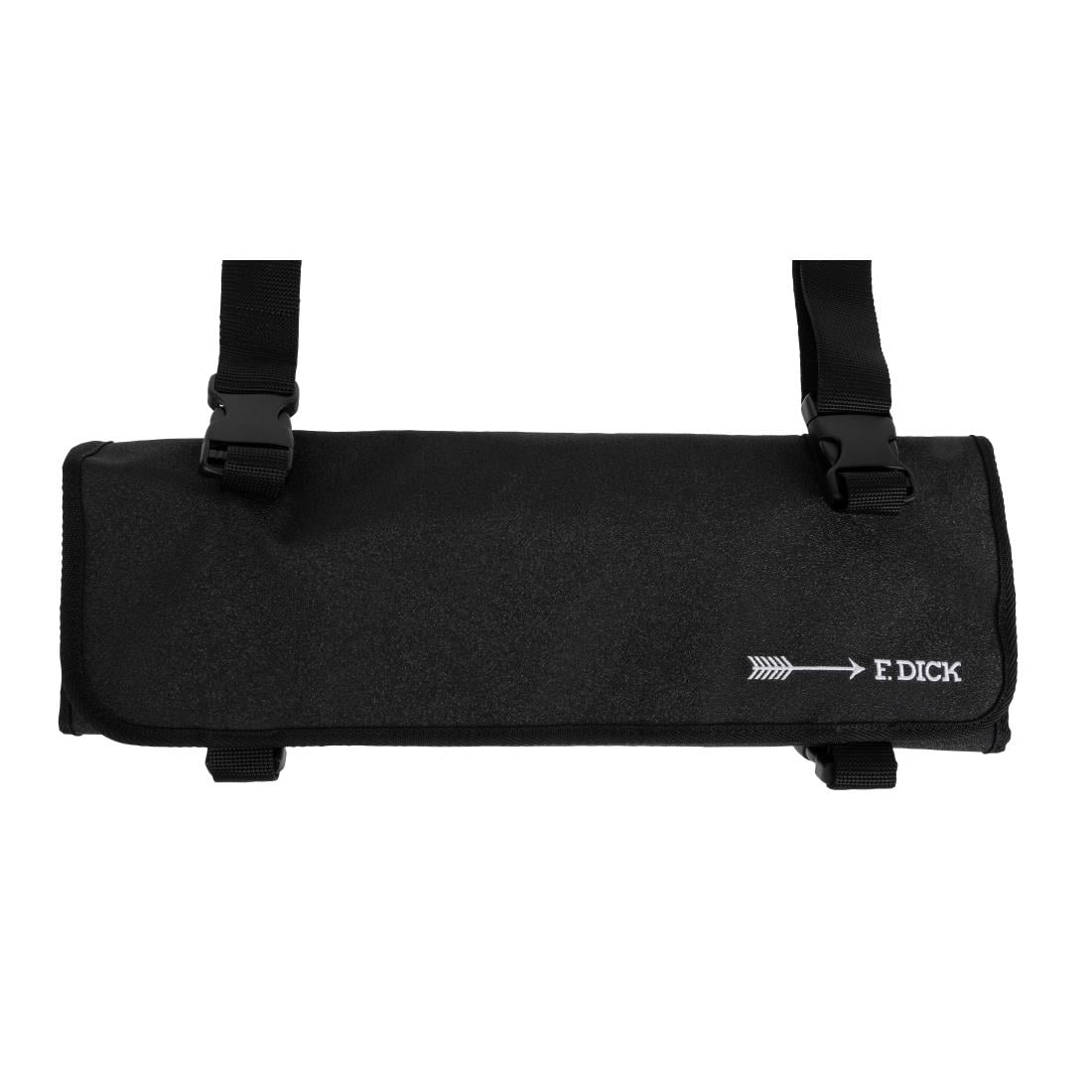 Trousse enroulable en tissu avec sangle Dick noire 11 pièces — GD796