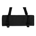 Trousse enroulable en tissu avec sangle Dick noire 11 pièces — GD796