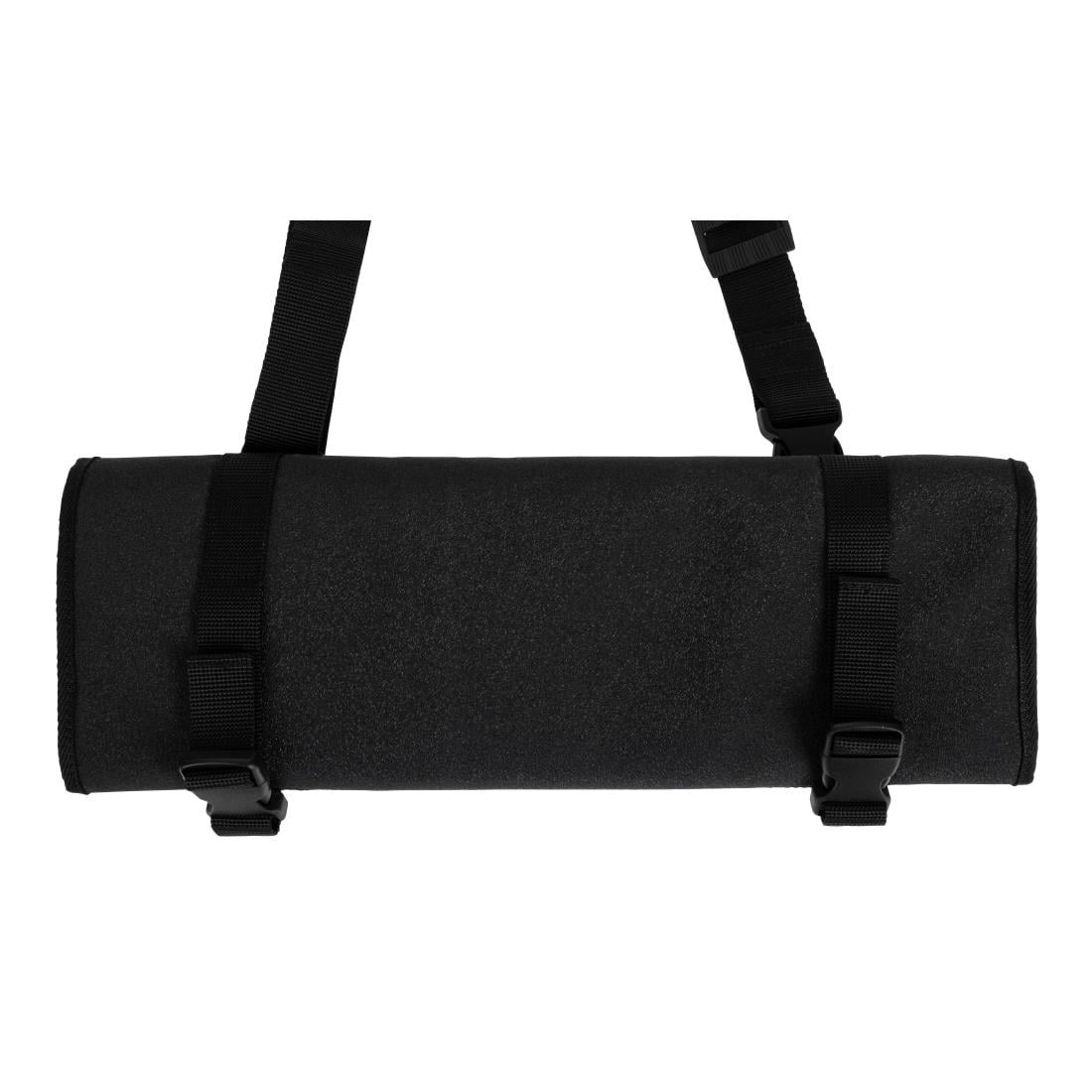 Trousse enroulable en tissu avec sangle Dick noire 11 pièces — GD796