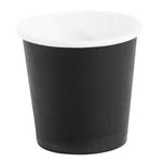 Gobelets jetables à café espresso Fiesta Recyclable noirs 120ml (lot de 1000) — GF018