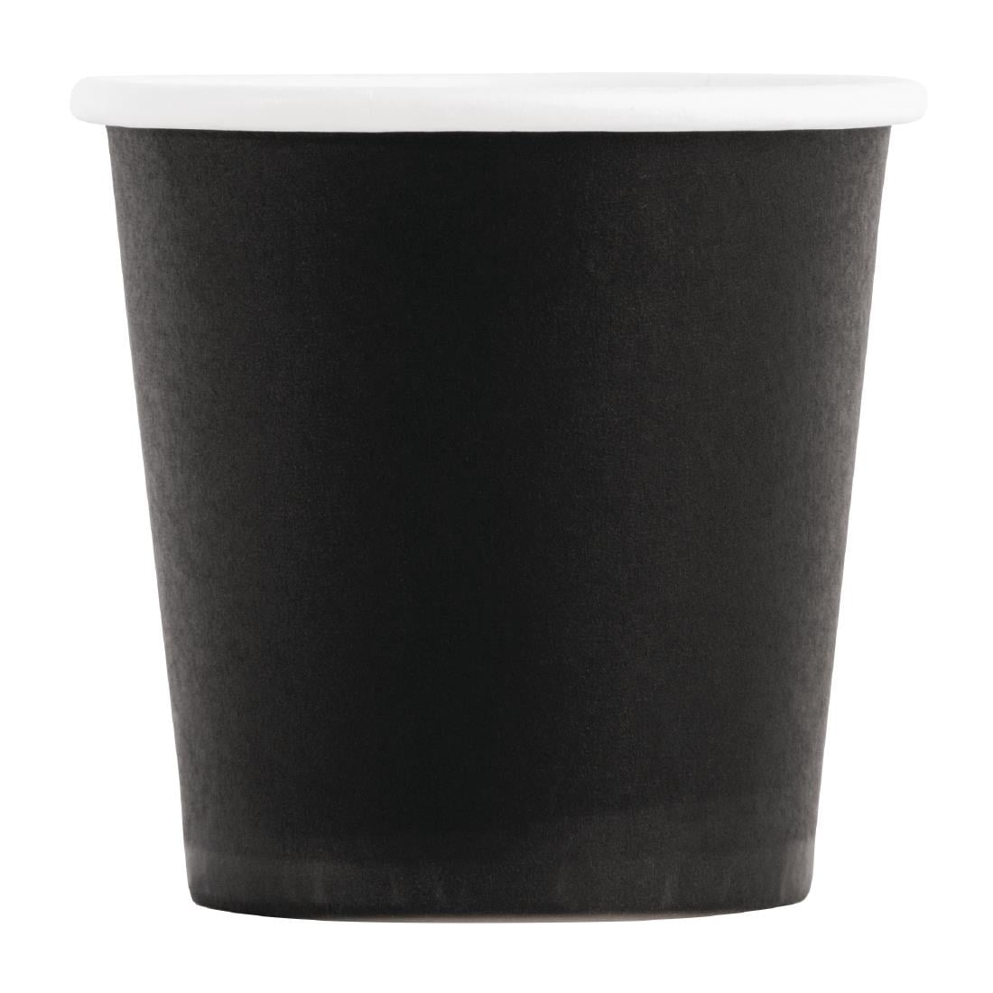 Gobelets jetables à café espresso Fiesta Recyclable noirs 120ml (lot de 1000) — GF018