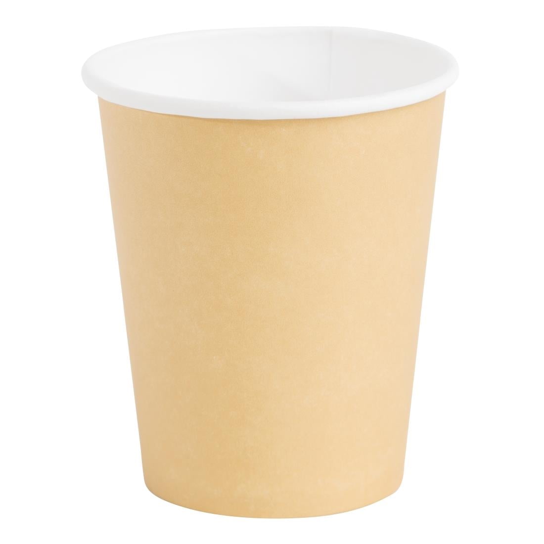 Gobelets jetables boissons chaudes Fiesta Recyclable marron 225ml (lot de 1000) — GF030