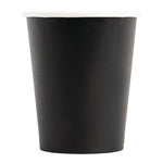 Gobelets boissons chaudes paroi simple Fiesta Recyclable noirs 230ml (lot de 50) — GF041