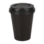 Gobelets boissons chaudes paroi simple Fiesta Recyclable noirs 340ml (lot de 50) — GF043