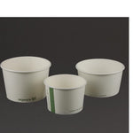 Bols à soupe / glace compostables Vegware 350ml (lot de 500) — GF046