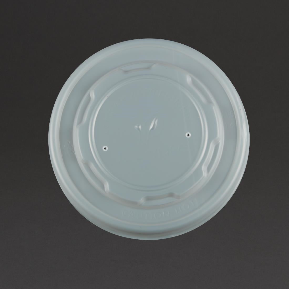Couvercles CPLA pour bols à soupe compostables Vegware (lot de 500) — GF048