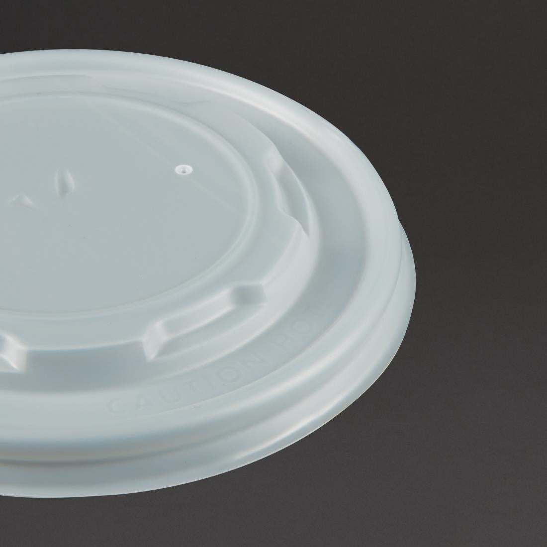 Couvercles CPLA pour bols à soupe compostables Vegware (lot de 500) — GF048