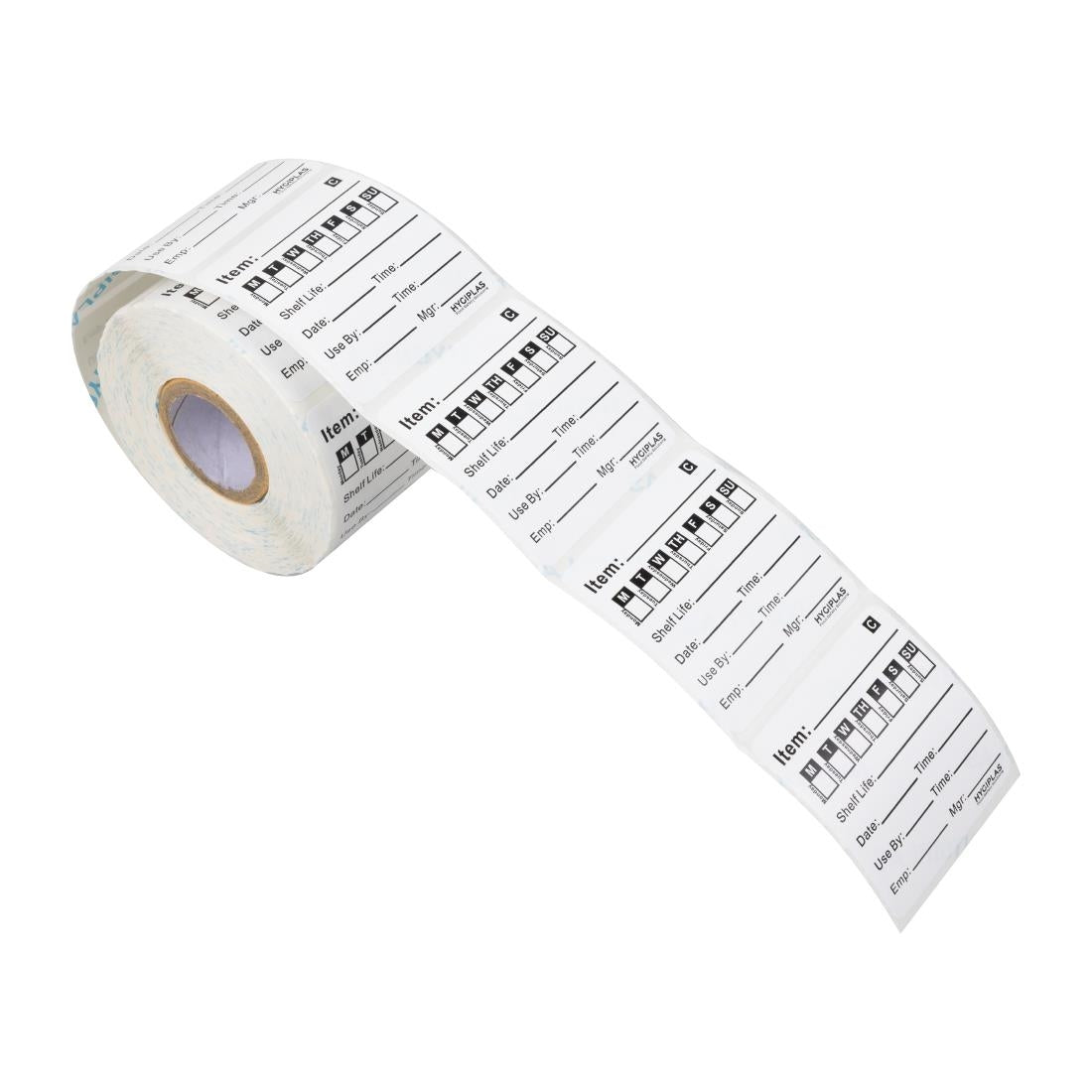 Étiquettes jours de la semaine pour congélation Hygiplas (lot de 500) — GF049