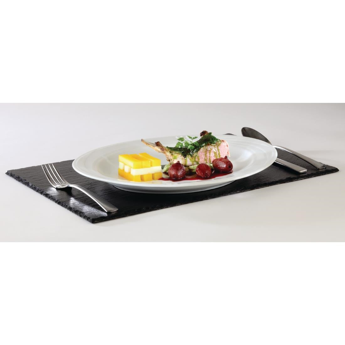 Plateau ardoise en mélamine GN 1/2 APS — GF071
