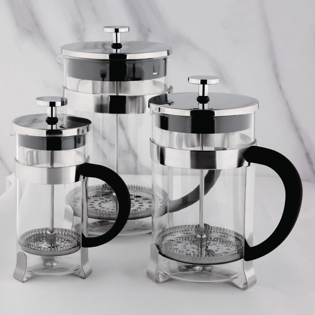Cafetière à piston en acier inoxydable Olympia 12 tasses — GF233