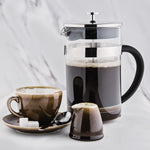 Cafetière à piston en acier inoxydable Olympia 12 tasses — GF233