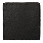 Plat de présentation en ardoise naturelle Olympia 130x130mm (lot de 4) — CK409