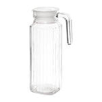 Pichet rainuré en verre Olympia (lot de 6) — GF922