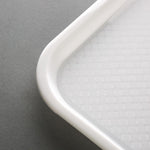 Plateau fast food en plastique Olympia Kristallon blanc 275x353mm — GF995
