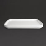 Plateau fast food en plastique Olympia Kristallon blanc 275x353mm — GF995