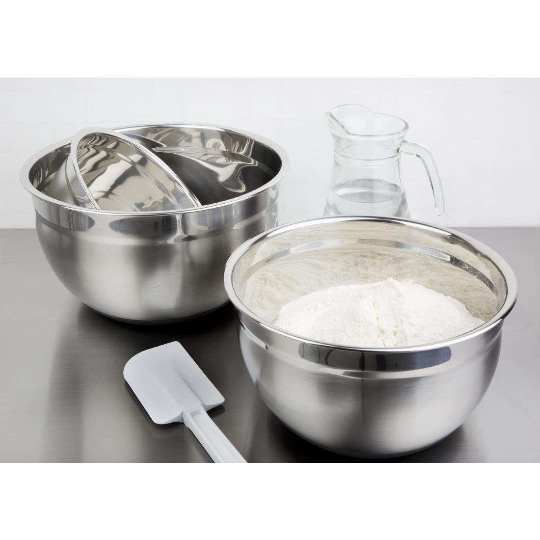 Bassine acier inoxydable fond silicone Vogue 5L — GG022