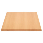 Plateau de table carré Bolero effet hêtre 600mm — GG634
