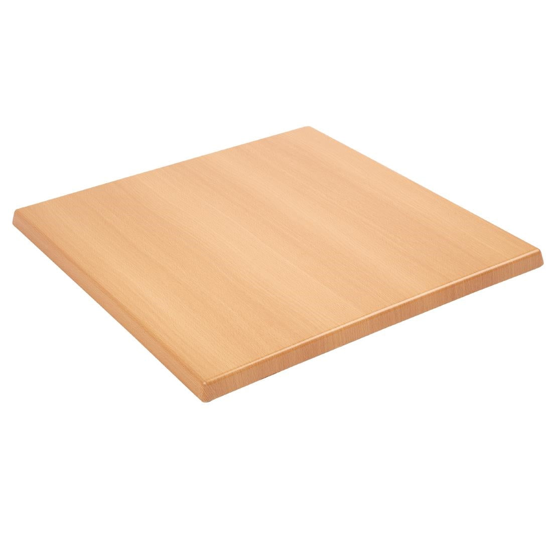Plateau de table carré Bolero effet hêtre 600mm — GG634