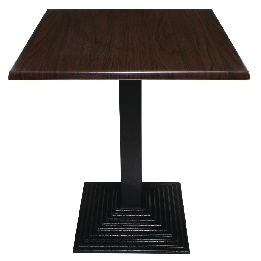 Pied de table carré effet escalier en fonte Bolero — CE153