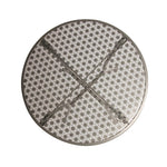 Table bistro ronde en acier ajouré Bolero grise 600mm — GG703