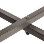 Table bistro ronde en acier ajouré Bolero grise 600mm — GG703