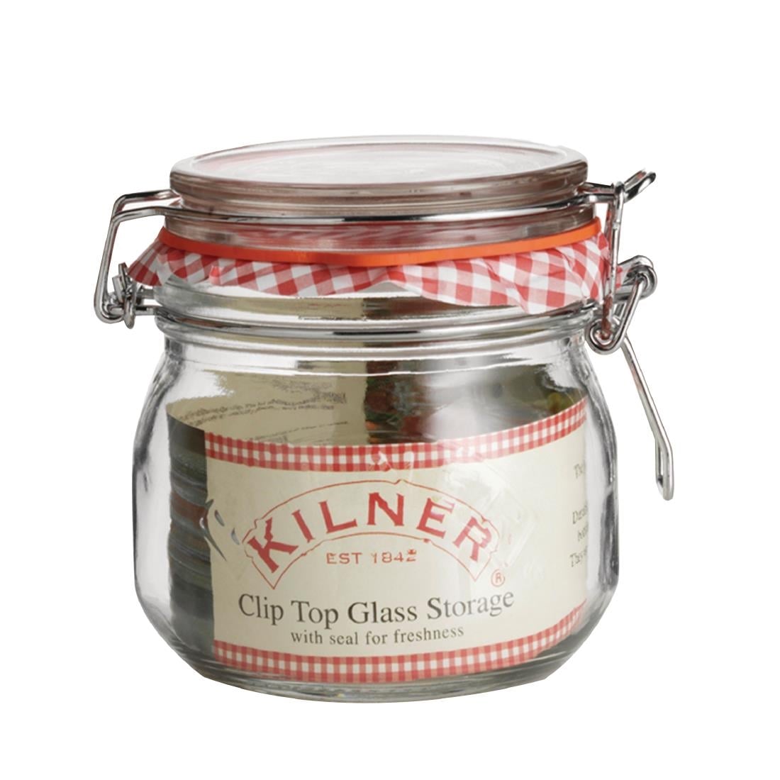 Bocal à conserve avec clip Kilner 0,5L — GG781