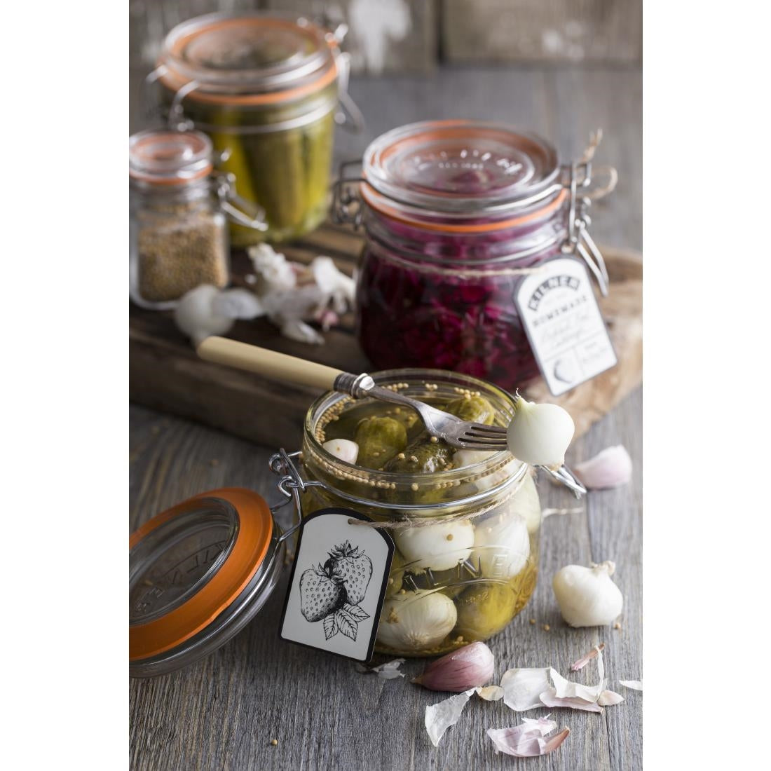 Bocal à conserve avec clip Kilner 0,5L — GG781