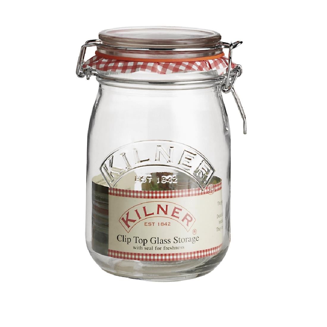 Bocal à conserve avec clip Kilner 1L — GG782
