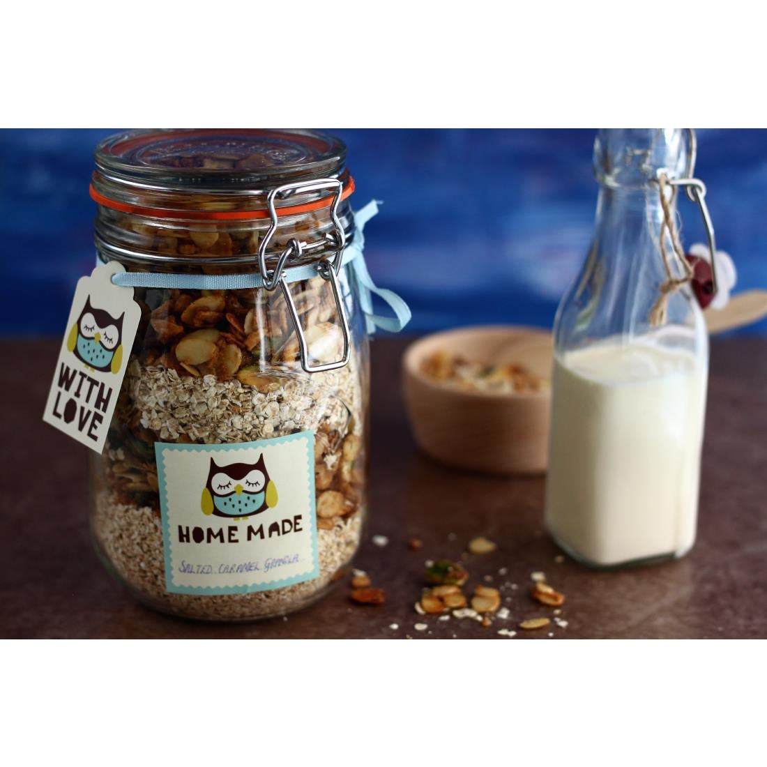 Bocal à conserve avec clip Kilner 1L — GG782