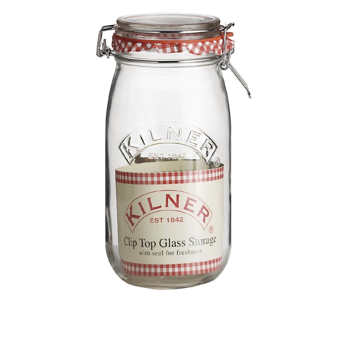 Bocal à conserve avec clip Kilner 2L — GG783