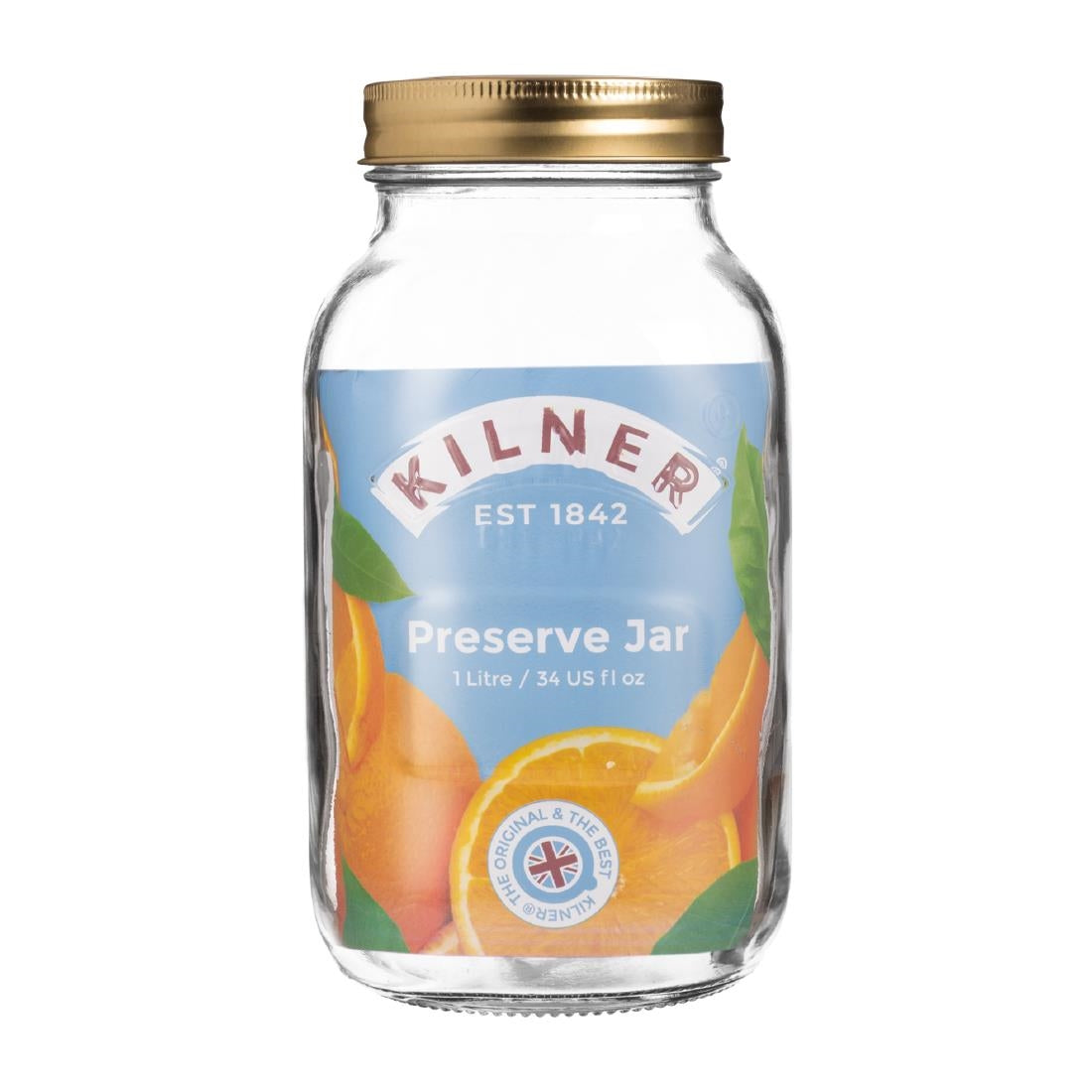 Bocal à conserves couvercle vis Kilner 1L — GG786