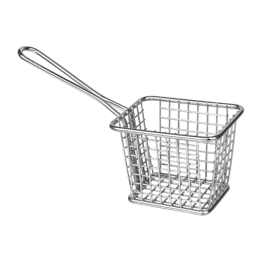 Petit panier carré de présentation avec manche long Olympia — GG866