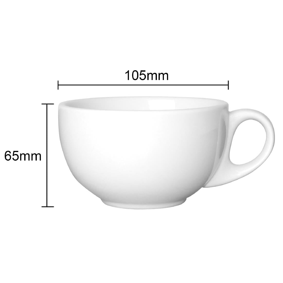 Tasses à cappuccino Olympia Athena 285ml (lot de 12) — GG870