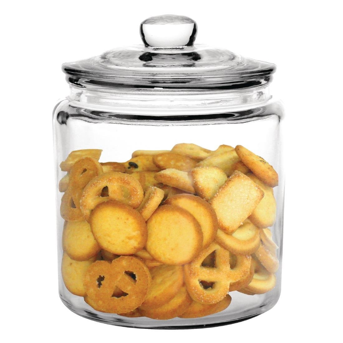 Ensemble de bocaux à biscuits en verre Olympia 6350ml et 3800ml — SA725