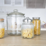 Ensemble de bocaux à biscuits en verre Olympia 6350ml et 3800ml — SA725