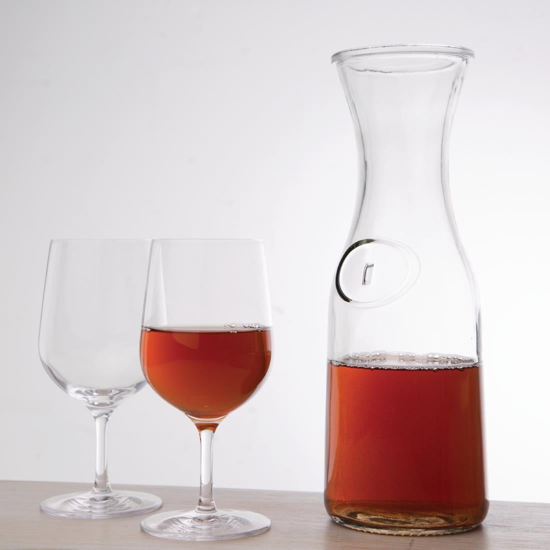 Carafe en verre Olympia 1L (lot de 6) — GG928