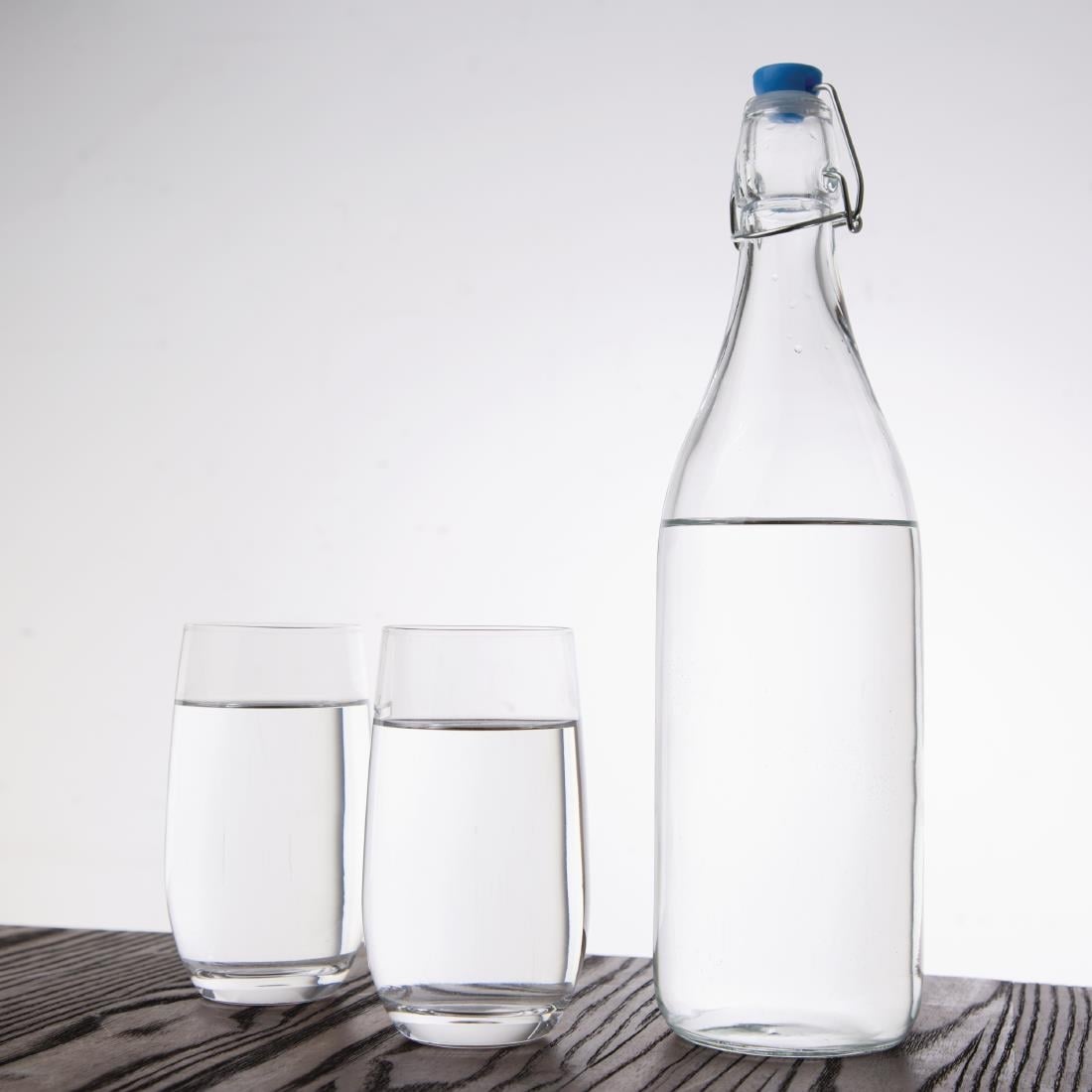 Bouteille d'eau en verre Olympia 1L (lot de 6) — GG930