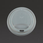 Couvercles CPLA pour gobelets boissons chaudes compostables Vegware 225ml (lot de 1000) — GH024