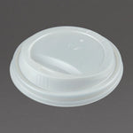 Couvercles CPLA pour gobelets boissons chaudes compostables Vegware 225ml (lot de 1000) — GH024