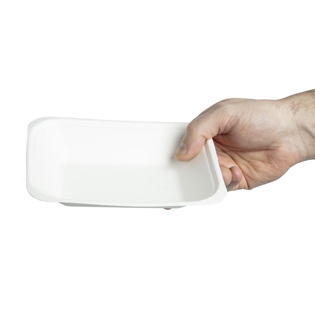 Barquettes à frites compostables en bagasse Vegware 175mm (lot de 500) — GH025
