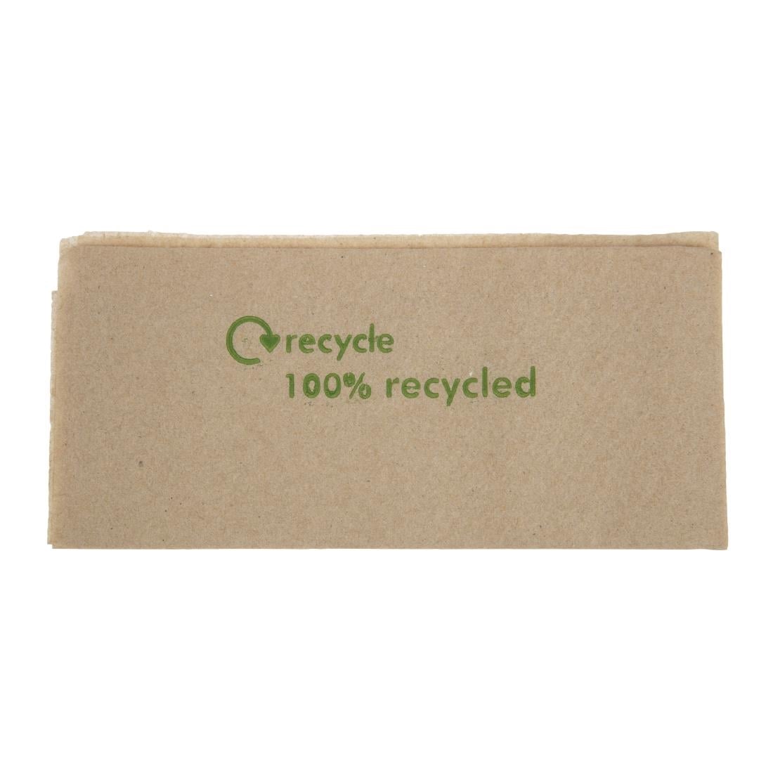 Serviettes snacking 1 pli en papier recyclé pré-pliées Swantex 320x300mm (lot de 6000) — GH030