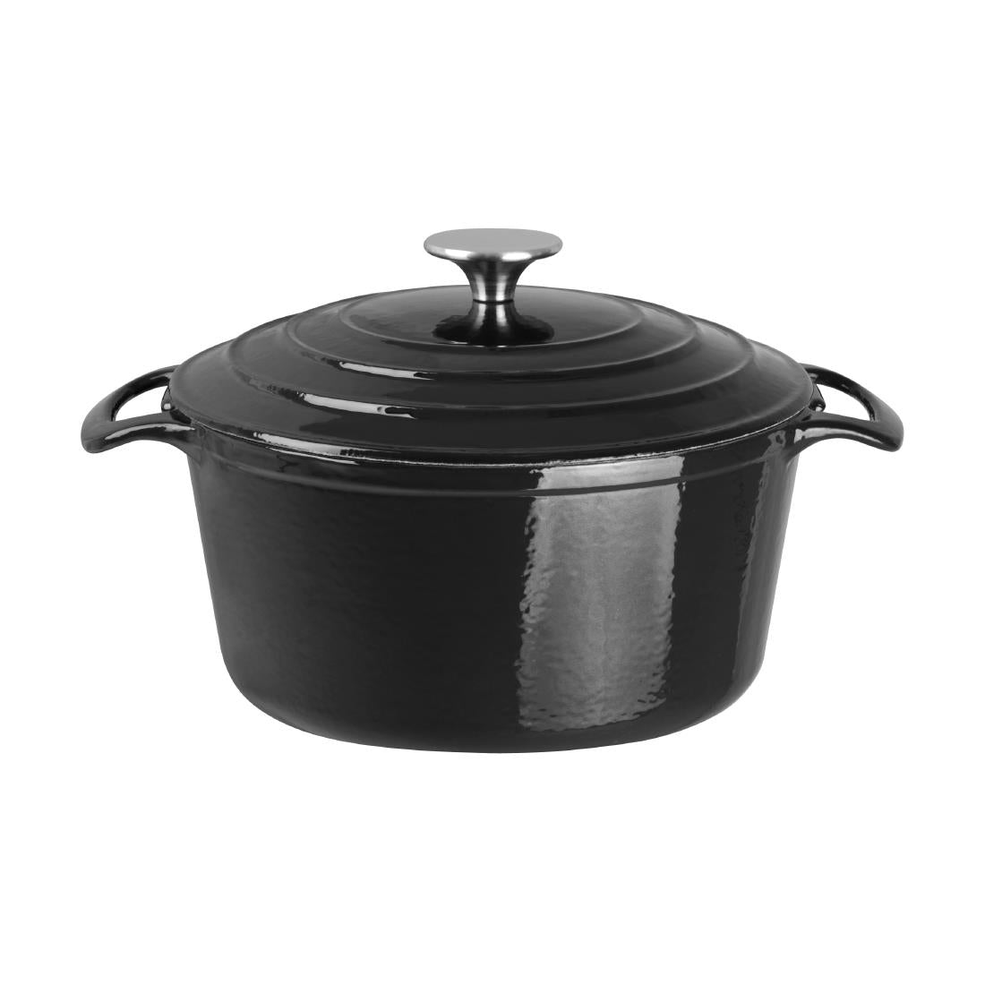 Grande cocotte ronde noire Vogue — GH301
