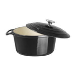 Grande cocotte ronde noire Vogue — GH301