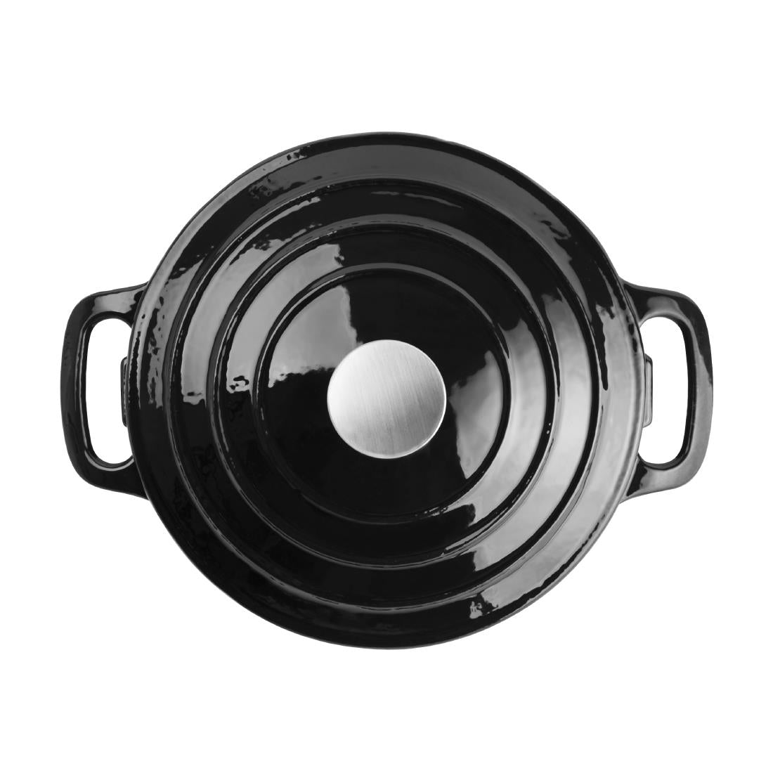 Grande cocotte ronde noire Vogue — GH301