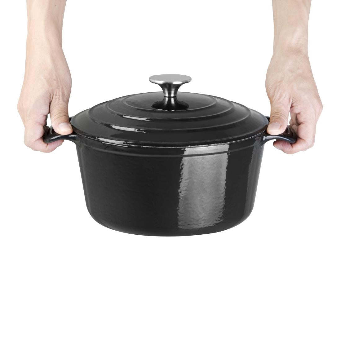 Grande cocotte ronde noire Vogue — GH301